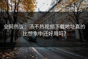 全网热议：汤不热视频下载地址真的比想象中还好用吗？