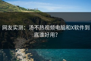 网友实测：汤不热视频电脑和X软件到底谁好用？