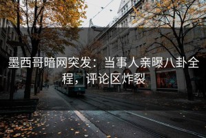 墨西哥暗网突发：当事人亲曝八卦全程，评论区炸裂