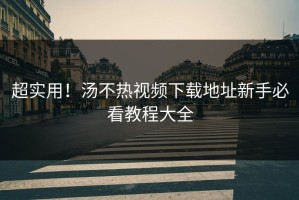 超实用！汤不热视频下载地址新手必看教程大全