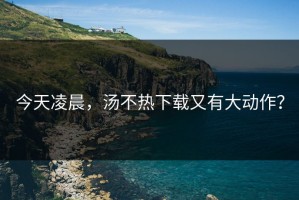 今天凌晨，汤不热下载又有大动作？
