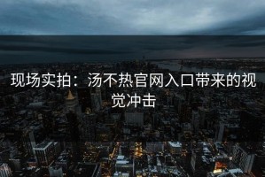现场实拍：汤不热官网入口带来的视觉冲击